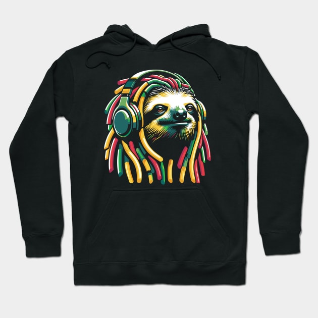 Funny slot love reggae Hoodie by Yopi